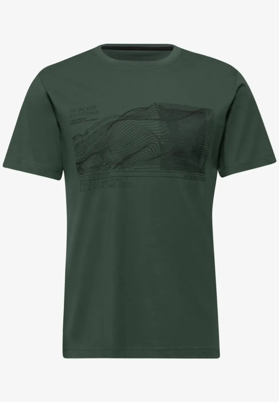 Basic Shirt met print aan de voorkant