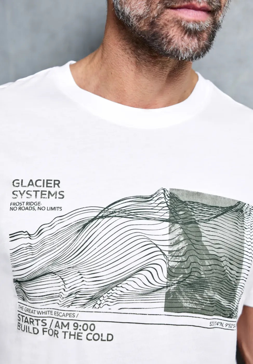 Basic Shirt met print aan de voorkant