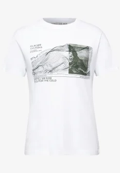Basic Shirt met print aan de voorkant