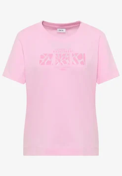 Basic shirt met print aan de voorkant