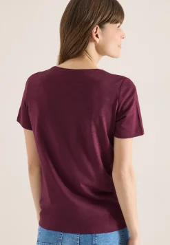 Basic Shirt met ronde hals