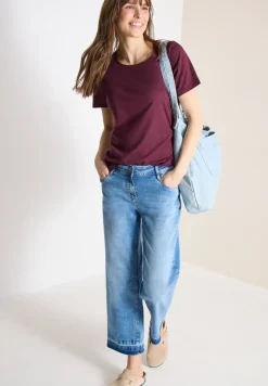 Basic Shirt met ronde hals