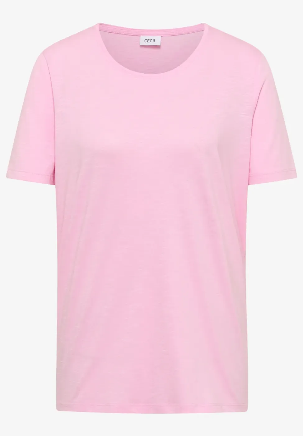 Basic Shirt met ronde hals