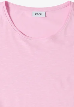 Basic Shirt met ronde hals