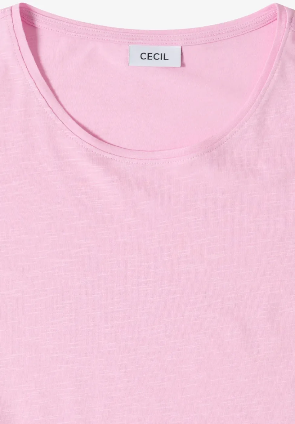 Basic Shirt met ronde hals