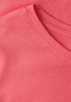 Basic shirt met ronde hals