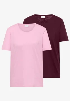 Basic Shirt met ronde hals in een 2-pack