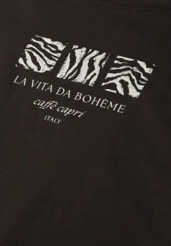 Basic Shirt met ronde hals en print