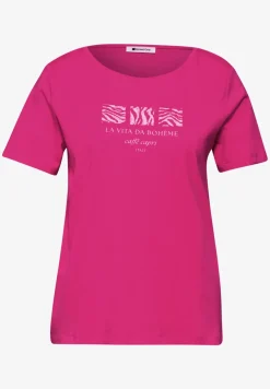 Basic Shirt met ronde hals en print
