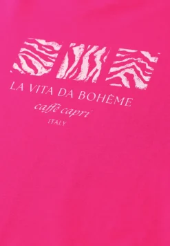 Basic Shirt met ronde hals en print