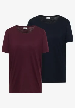 Basic Shirt met ronde hals in een 2-pack