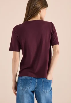 Basic Shirt met V-hals