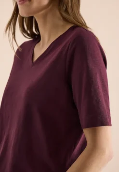 Basic Shirt met V-hals