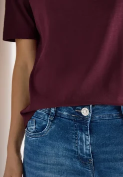 Basic Shirt met V-hals