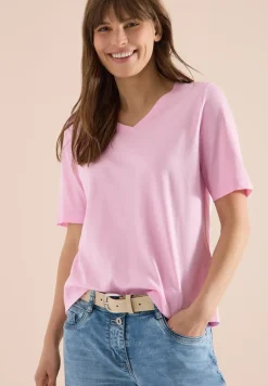 Basic Shirt met V-hals