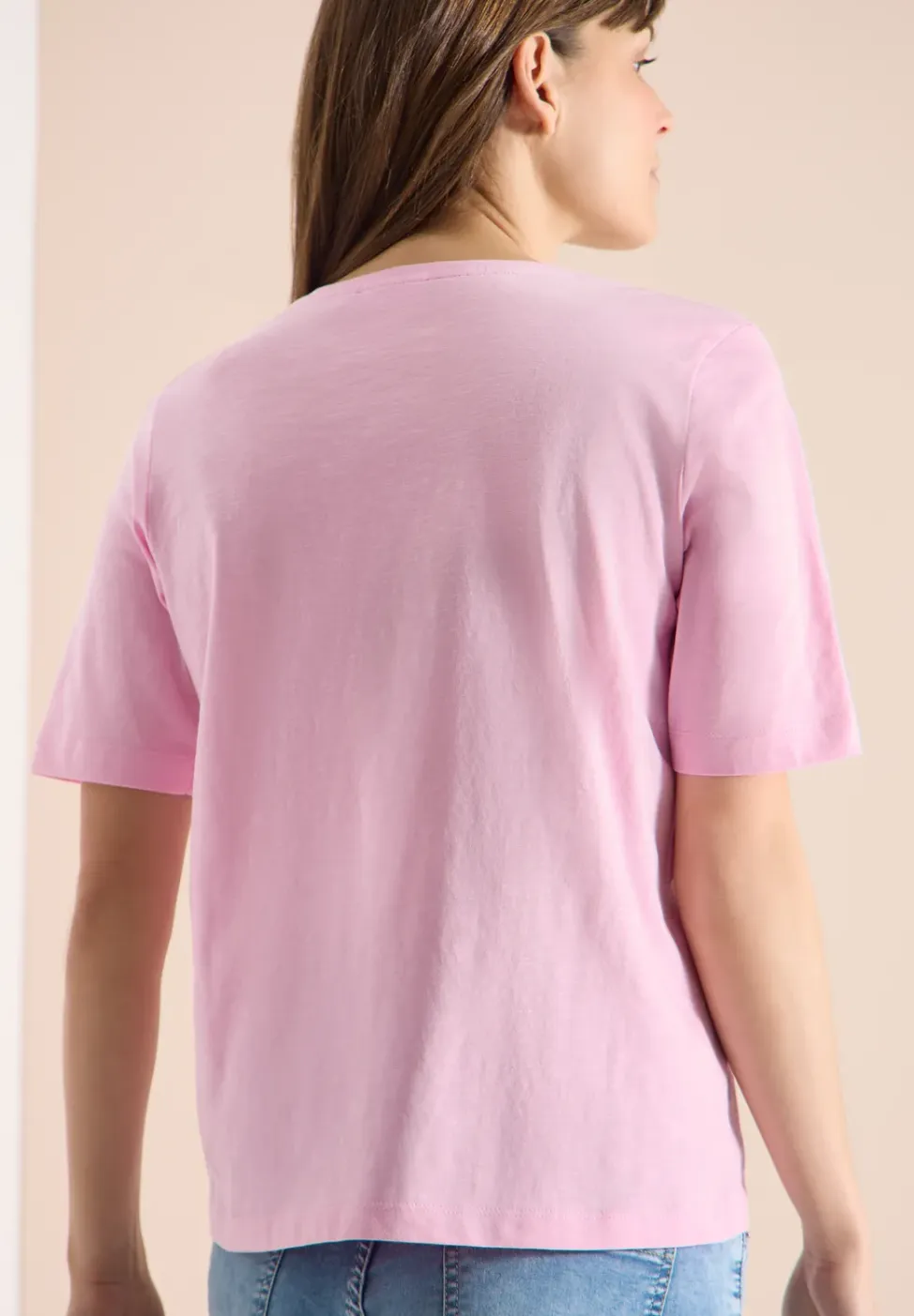 Basic Shirt met V-hals