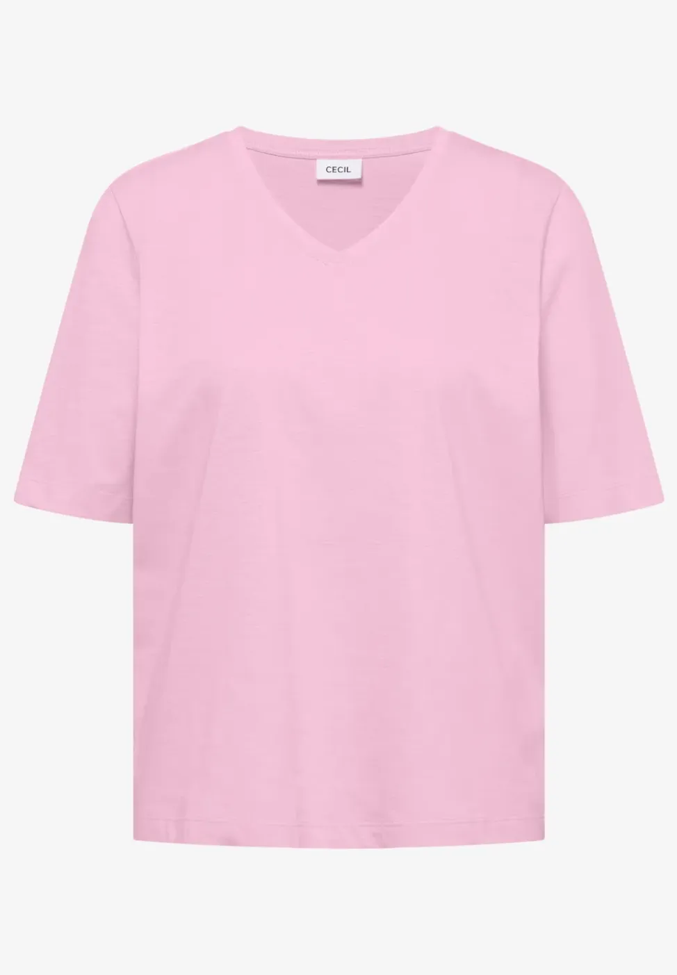 Basic Shirt met V-hals