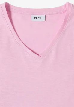 Basic Shirt met V-hals