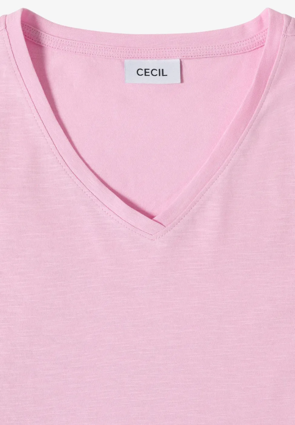 Basic Shirt met V-hals