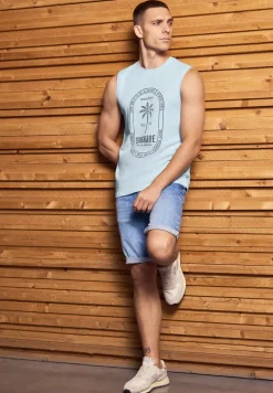 Basic tanktop met print