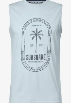 Basic tanktop met print