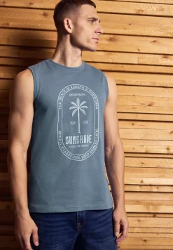 Basic tanktop met print