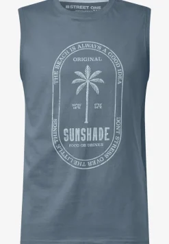 Basic tanktop met print
