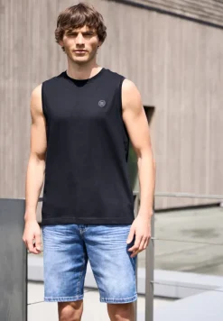 Basic tanktop met ronde hals