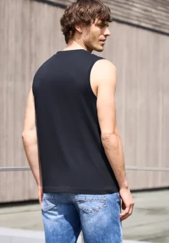 Basic tanktop met ronde hals
