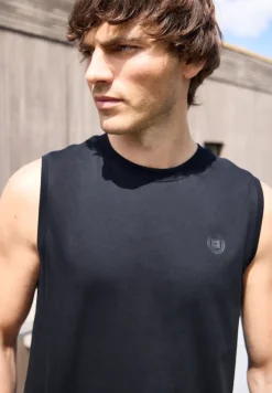 Basic tanktop met ronde hals