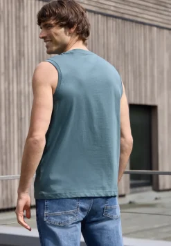 Basic tanktop met ronde hals