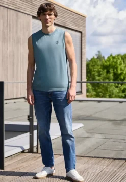 Basic tanktop met ronde hals