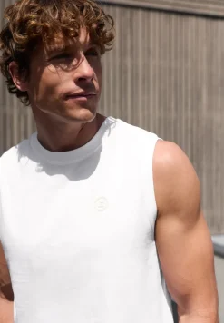 Basic tanktop met ronde hals
