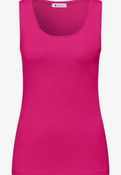 Basic top met ronde hals in jersey