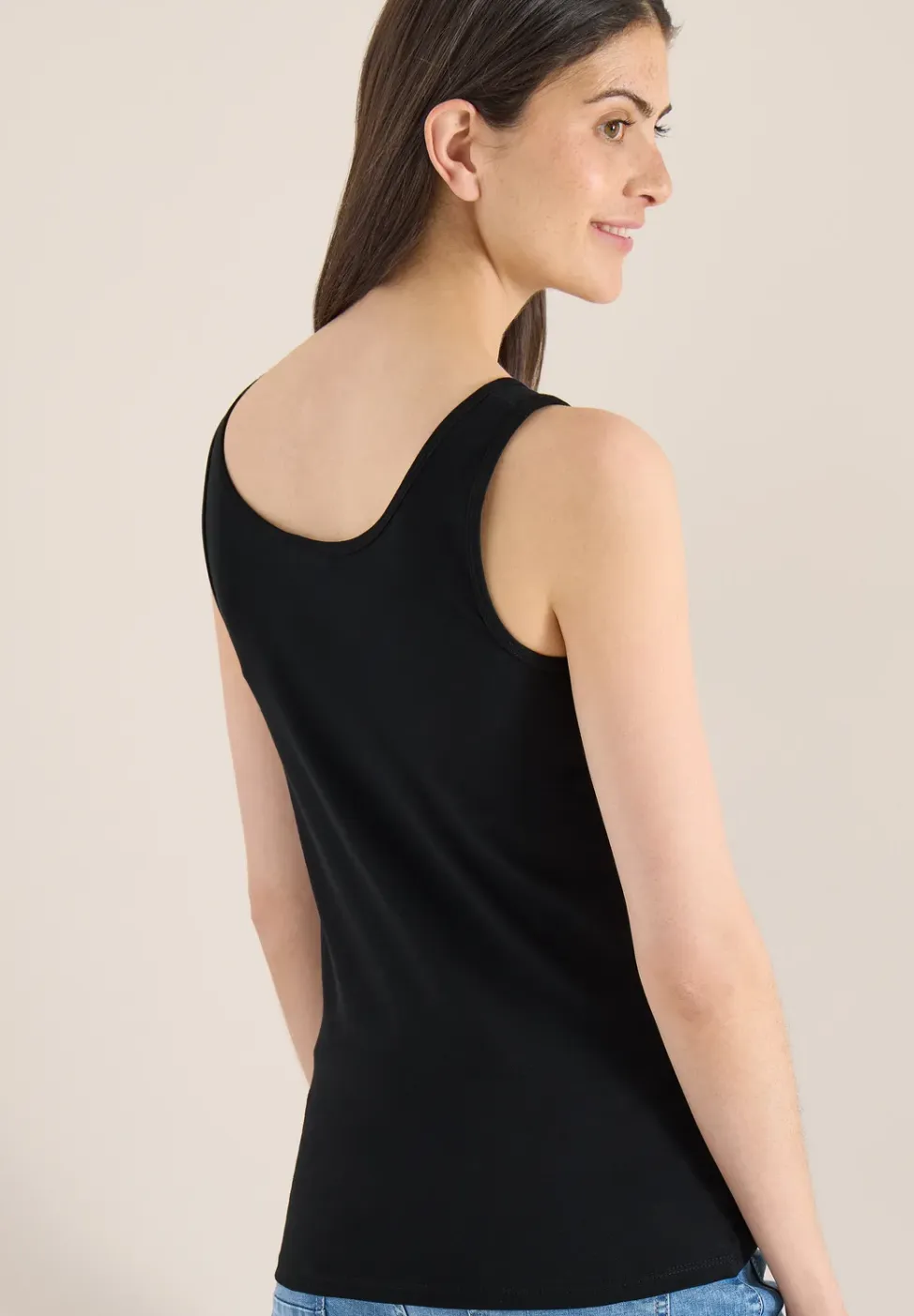 Basic top met ronde hals in een 2-pack