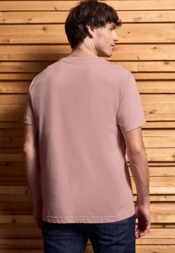 Basic T-shirt in effen kleur