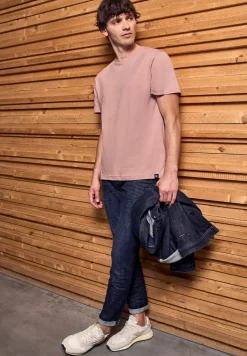 Basic T-shirt in effen kleur