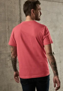 Basic T-shirt in effen kleur