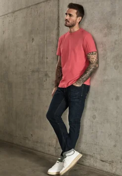 Basic T-shirt in effen kleur