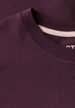 Basic T-shirt in effen kleur