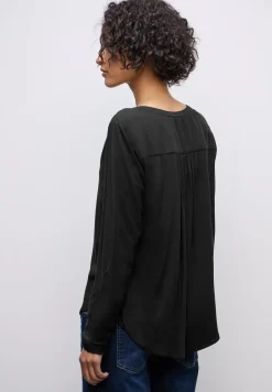 Basic blouse in effen kleur