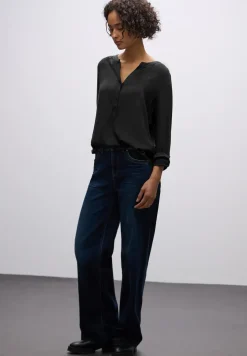 Basic blouse in effen kleur