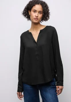 Basic blouse in effen kleur