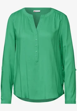 Basic blouse in effen kleur
