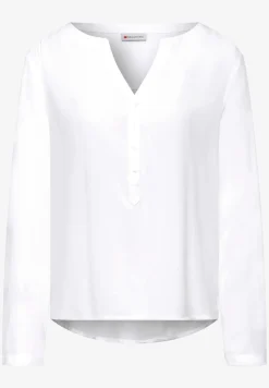Basic blouse in effen kleur