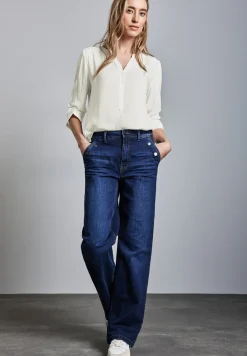 Basic blouse in effen kleur