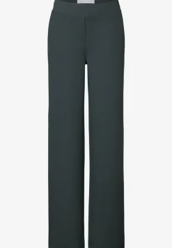 Basic broek met wijde pijpen