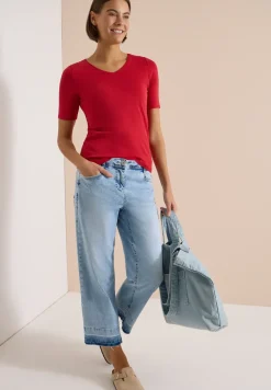 Basic katoenen shirt