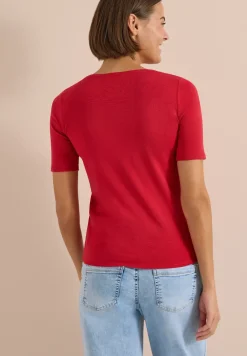 Basic katoenen shirt