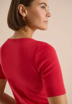 Basic katoenen shirt